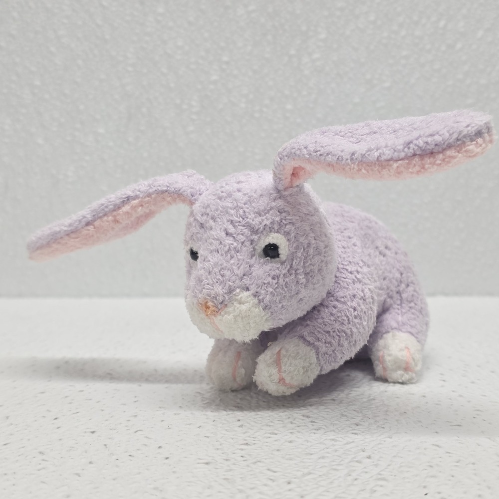 Russ Berrie Egbert Purple Bunny Rabbit Mini Chamois 5" Plush Luv Pets